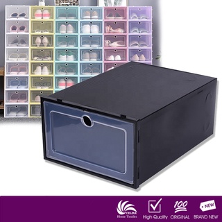 1PC Stockable Transparent Shoe Box Multi Use Plastic Shoe Storage Box Organizer ( SB01- SB15)