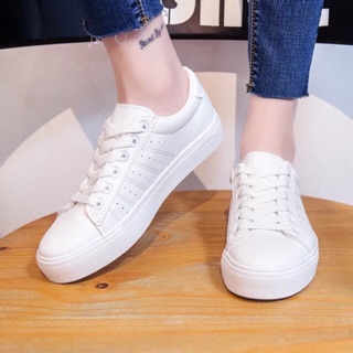 Li style #6652white shoes korean fashion (1)