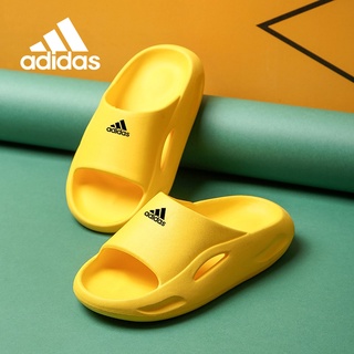 Adidas Children's One-word Slippers Indoor Casual Shoes Step On Shit Soft Thick-soled Broken Shoes Comfortable Breathable Non-slip Wear-resistant Bathroom Shoes Small Size Double Size Design 24-35 (1)