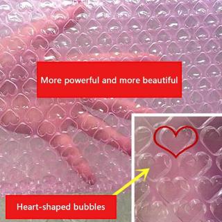 Heart-shaped Inflatable Foam Bubble Bags Wrap For Decoration Gift Pa Top (1)