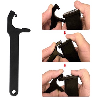 3 Piece Glock Tool Removal Wrench Front Sight Installation Base Removal Wrench Magazine Disassembly Tool Bottom Plate Bolt Disassembly Tool Tactical Wrench