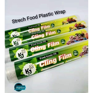 Kitchen Cling Wrap Cling Film Food Storage Transparent Packaging