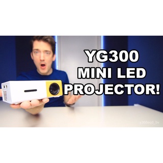 YG-300 600 Lumens Mini Portable Projector 1080p HDMI USB Audio Home Media