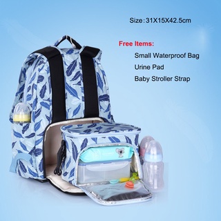Insular Baby Diaper Bag Backpack for Stroller Large Capacity Nappy Maternity Bag