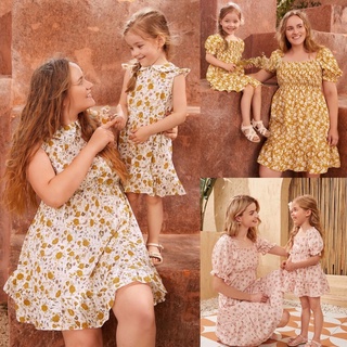 PLUSSIZEHAVEN MOM AND DAUGHTER TWINNING MATCHY MATCHY DRESS;KIDS DRESS KIDS WEAR MOMMY DRESS