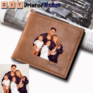 DIY Customized Newly arrival Printed wallet For Men