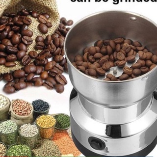 Cod electric coffee bean grinder blenders for home kitchen office stainless steel