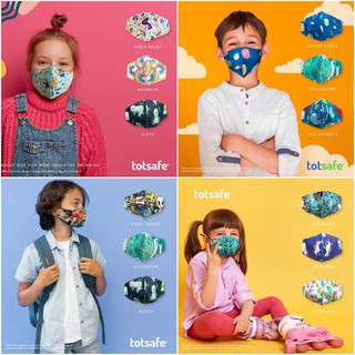 №TOTSAFE Mask NEW DESIGNS Totsafe Essential Lifestyle Kids Mask with PM2.5 Filter