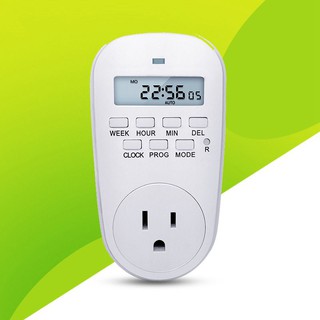 Time Control 7 Day Programmable Plug-in Timer Switch Socket US plug