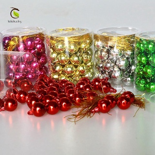 1.5cm Christmas Tree Hanging Bauble Ball for Xmas Christmas New Year Party gold green rose red silver