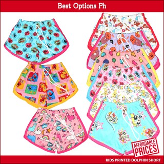 BOP Kids Printed Dolphin Short | 4-7 Years Old Girls