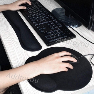 Wrist Rest Mouse Pad Memory Foam Superfine Fibre Wrist Rest Pad Ergonomic Office