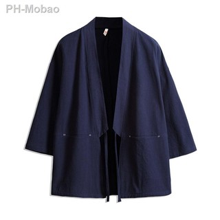 Plus Size Haori Kimono Samurai Costume Streetwear Asian Clothes Yukata Men Women Cardigan Jacket Traditioanl Japanese Clothing