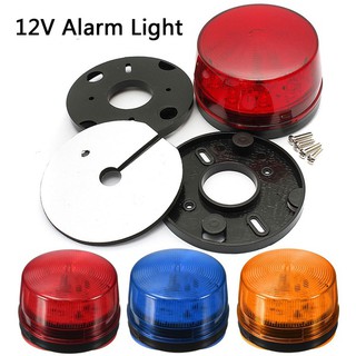 12V Security Alarm Strobe Signal Safety Warning Blue/Red Flashing LED Light