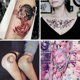 Women's Fashion Tattoo Stickers Temporary Tattoo Waterproof Disposable Tattoo