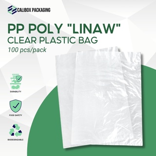 Calibox Packaging PP Poly Clear Plastic Bag 100pcs