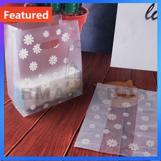 [50pcs] Thickened Plastic Tote Bag Baking Bread Packaging Bag Salad Dessert Packaging Bag Takeaway Food Toast Bag-Bulk Purchase Available