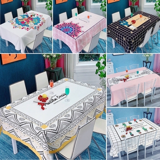 Spot Tablecloth Modern Fabric Waterproof and Anti-scalding Simple Living Room Dining Table Mat Rectangular Table Cloth