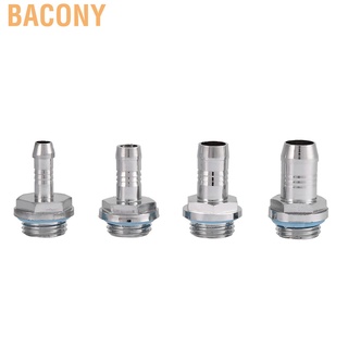 Barb Connector 6 PCS PC Water Cooling Two-Touch Fitting G1/4