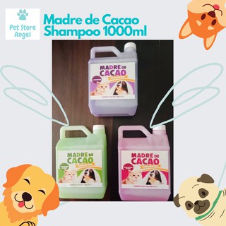 Organic Dog & Cat Pet Shampoo 1000ML Madre de Cacao Anti Galis tick fleas mite