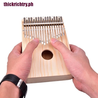 {trichtry}17 Keys Kalimba African Solid Pine Wood Thumb Piano Finger Percussion DIY (2)
