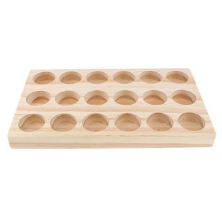 Hot selling Wooden Essential Oil Tray Handmade Natural Pine Wood Display Rack Demonstration Station