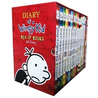 【Big Size】Diary of a Wimpy Kid (Set of 16 books) with Box