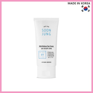 Etude House Soon Jung Mild Defence Sun Cream 50ml ★Shipping From Korea★ fccB