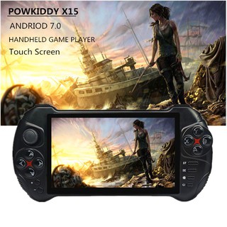 Powkiddy X15 Video Game Console Handheld Android Game Player Retro Games 5.5 Inch Touch Screen Quad