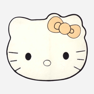 Hello Kitty Bath Mat Face Kitty White