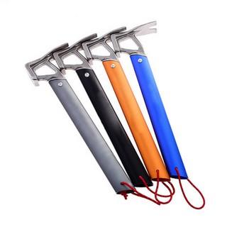 Stainless Steel Tent Nail Puller Camping Tent Hammer Corkscrew Mountaineering Hiking Tent Peg