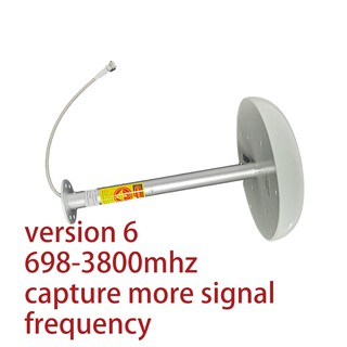 version 6 dual polarization parabolic antenna LTE 5G 698-3800MHz 2*30dbi MIMO feed horn for ourdoor