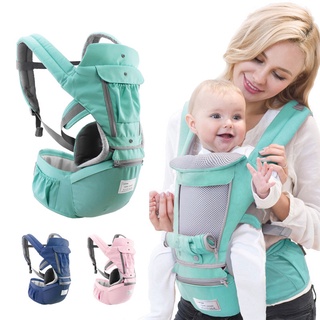 【Ready Stock】Baby Carrier ☏❂♠BEST☬☃Ergonomic Baby Carrier Infant Kid Baby Sling Front Facing Kangaro