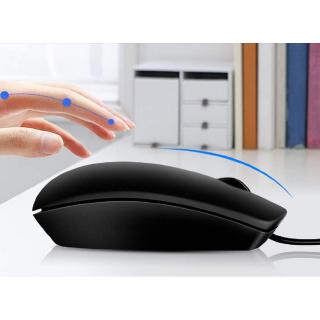 Dell MS116 Mouse Desktop Computer Office Laptop Home Optical Mouse Black with Wired USB (1)