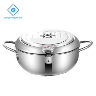 Japanese Deep Frying Pot with A 201 Stainless Steel 24 cm