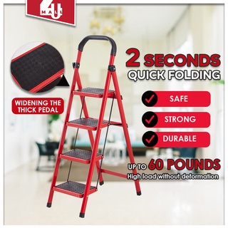 Household Quality Indoor Outdoor Climbing Ladder 3/4 Steps easy to assemble and affordable
