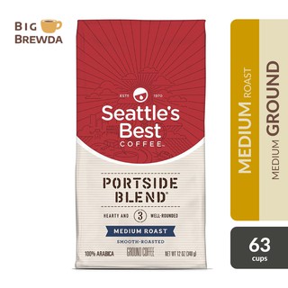 Seattles Best Portside Blend Medium Roast Ground Coffee 12oz / 340g