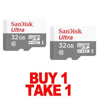 BUY 1 TAKE 1 ✅COD SanDisk Ultra Micro SD Card Class 10 32GB