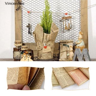 Vincentwo Wrapping Paper Wrap Gift Wrap Double Sided Christmas Kraft Paper Vintage PH