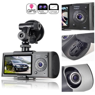 NEW 2.7" HD 1080P Dual Lens Dash Cam GPS Video Recorder