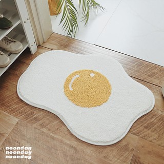 Egg Rug | Cute Floor Mat Soft Door Carpet Unique Tapestry Blanket Cotton Polyester Simple Home Decor