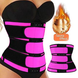 Waist Trainer Thermo Sweat Slimming Belt Women Corset Body Shaper Girdle Fat Burning Fitness Modeling Strap
