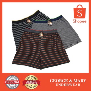 5816 GEORGE Cotton Spandex Stripes Boxer Shorts
