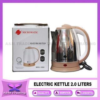 Electric Kettle 2 Liters Micromatic #MCK-1850