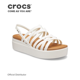 Crocs Ladies’ Brooklyn Low Wedge Sandals in Oyster