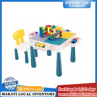 LEGO Building Blocks for kids Multifunction Building Blocks Toy &Study Desk With Chair