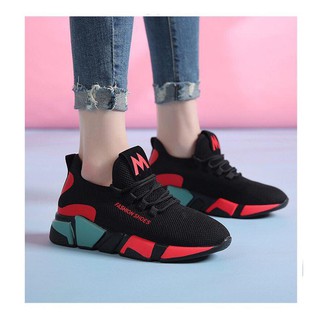 korean sport rubber running shoes sneakers for women shoes