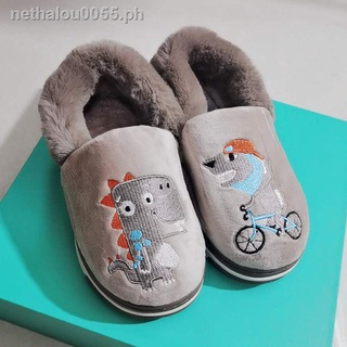Children's cotton shoes❈۩❄New children s bag with cotton shoes, big children s winter cartoon, non-slip and warm, children s home interior, boys and girls cotton drag