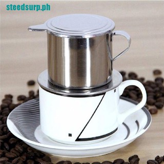 【steedsurp】Stainless Steel Vietnam Vietnamese Coffee Simple Drip Filter Maker Infuser