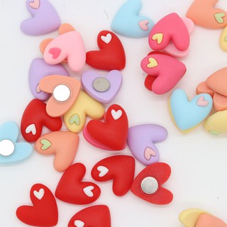 ✵✒❃2mm mini fridge magnet heart shape pink kitchen decoration magnetic stikcer kids like girl gift